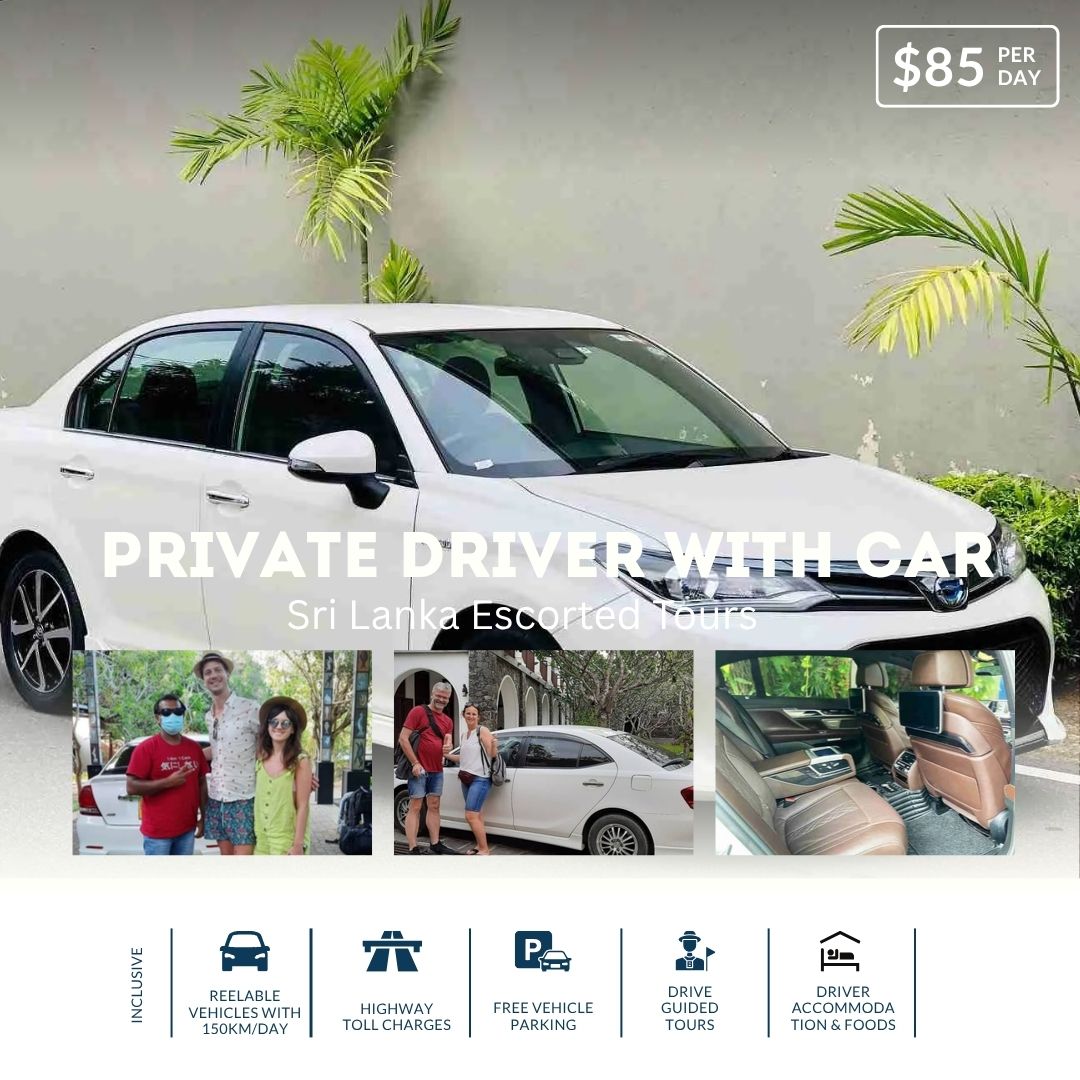 Sri Lanka Private Driver Guided Tour with Car