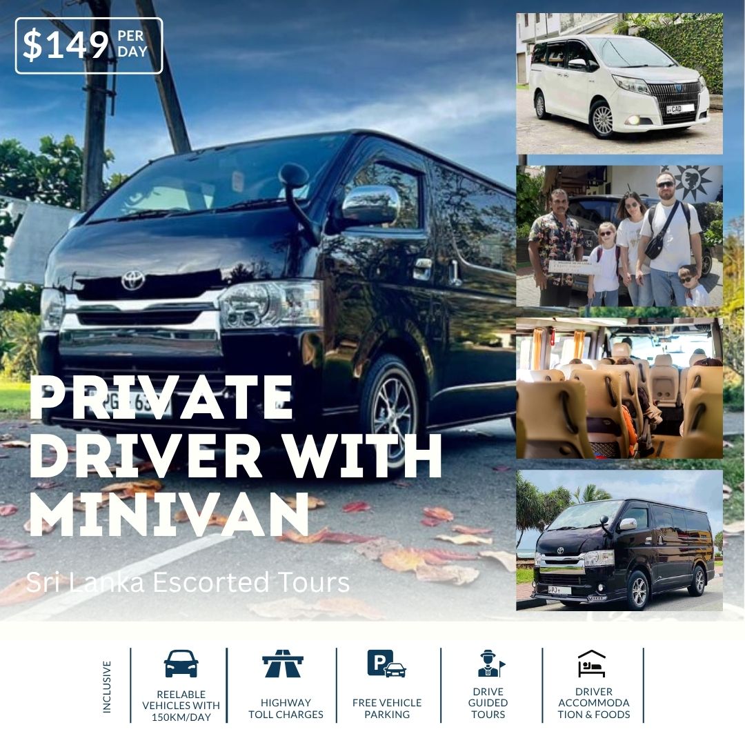 Sri Lanka Private Driver Guided Tour with Minivan2